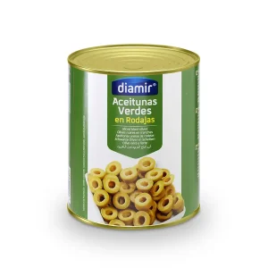 Aceituna verde laminada