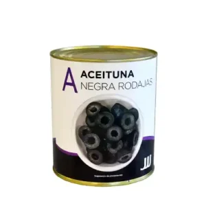 Aceituna negra laminada
