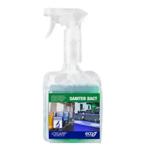 Limpiador desinfectante aseos y baños, bactericidas, biocida e insecticida Saniter Bact 1l